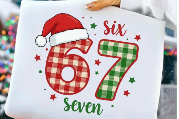 67 Funny Christmas Six Seven Checkered Illustrations