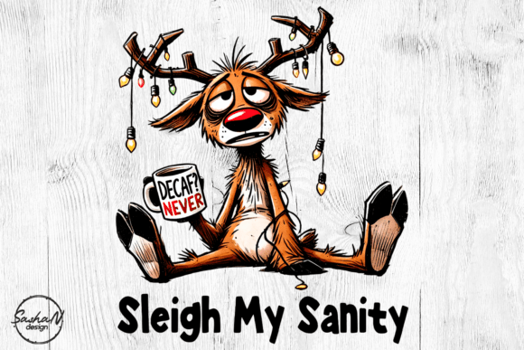 Christmas Funny Sarcastic Sublimation Illustrations