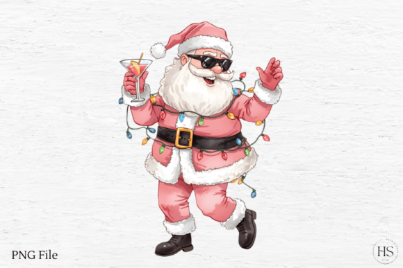 Funny Santa & Christmas Lights Illustrations Review