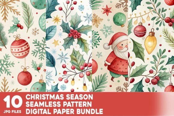 Review: Christmas Season Seamless Pattern Illustrations