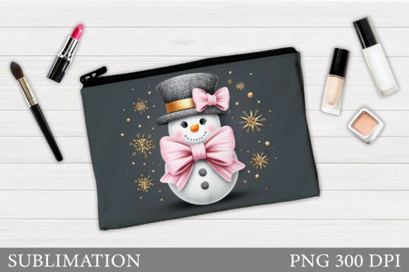 Review: Christmas Snowman Cosmetics Bag Design