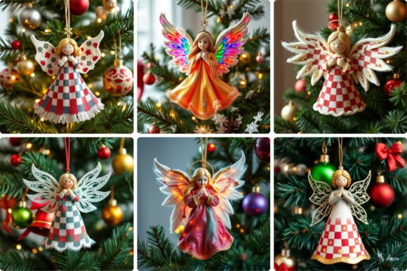Reviewing Christmas Angel Ornament Illustrations