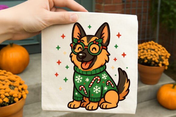 Reviewing German Shepherd Christmas Illustrations for Sellers
