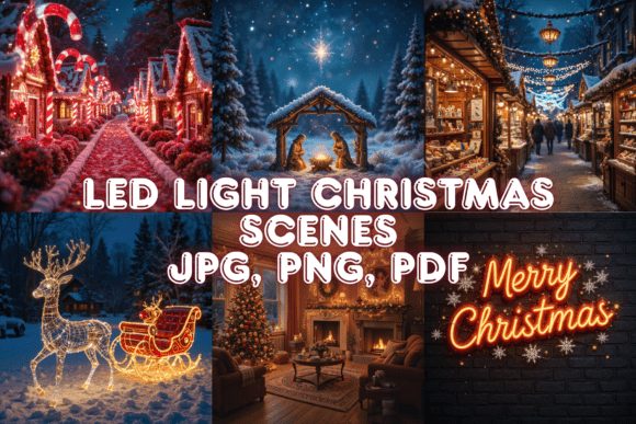 Reviewing LED Light Christmas Scenes for Embroidery