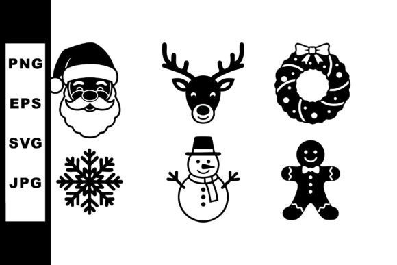 Reviewing the Christmas Holiday Icons Set with Santa C