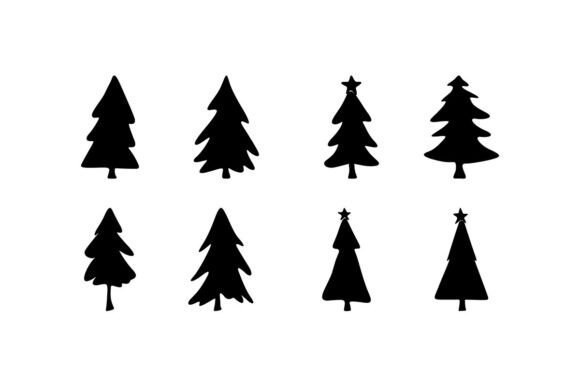Reviewing the Diverse Christmas Tree Silhouette Set